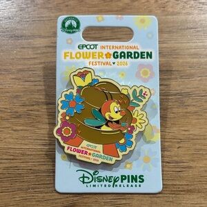 Disney EPCOT Flower & Garden Festival 2026 Limited Release Buzz Pin